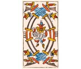 TAROT CLAUDE BURDEL 1751