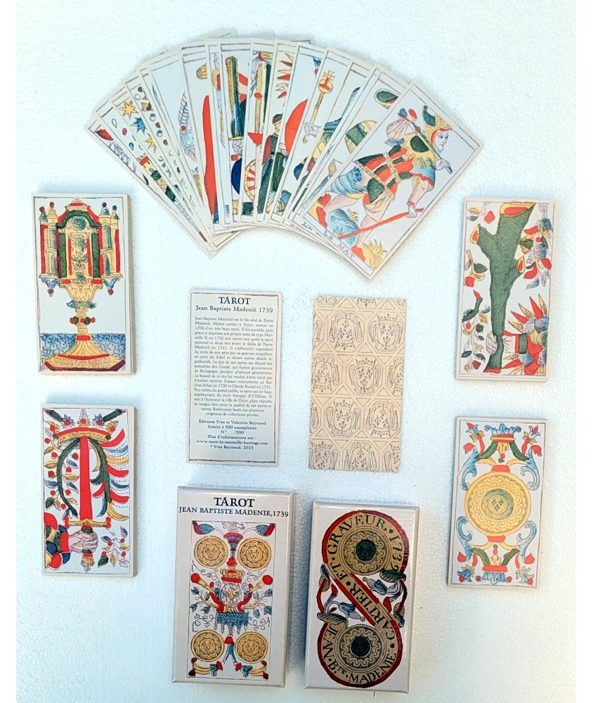 TAROT JEAN BAPTISTE MADENIE 1739