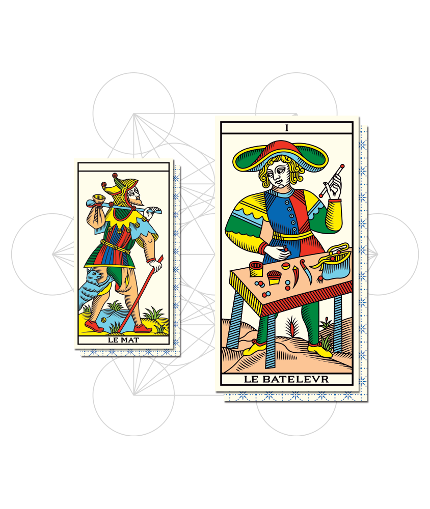 ●○● THE TAROT OF MARSEILLE ●○● Tarot de Marseille clubs10 Stock Photo - Alamy