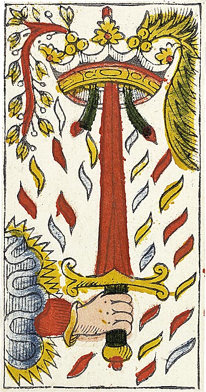 Tarot de Pierre Madeni&eacute;, Dijon 1709